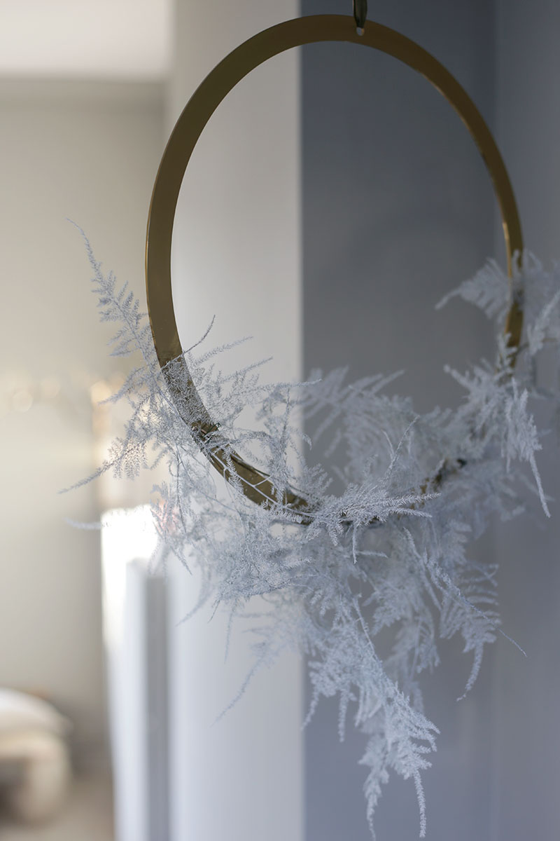 Cooee Design A brass wreath 3 ways Via Ollie & Sebs Haus