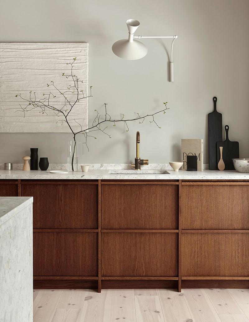 Rustic minimal kitchen via Ollie & Sebs Haus 
